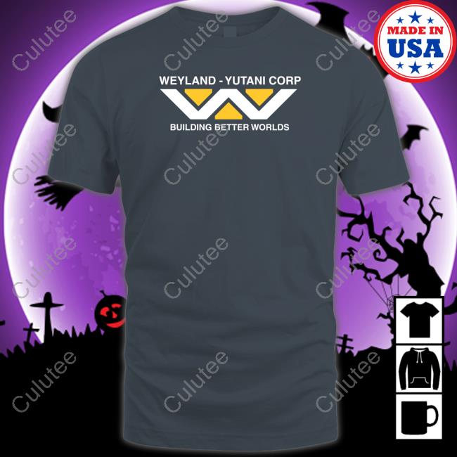Official Weyland Yutani Corp Building Better Worlds Long Sleeve Tee Official Weyland Yutani Corp Building Better Worlds Long Sleeve Tee