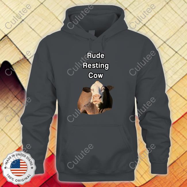 Official Undertime Slopper Merch Rude Resting Cow Shirt Official Undertime Slopper Merch Rude Resting Cow Shirt