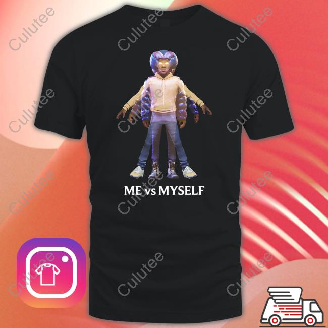 Me Vs Myself Long Sleeved T Shirt Me Vs Myself Long Sleeved T Shirt