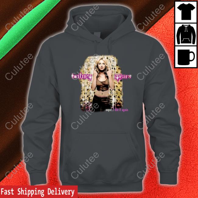 Britney Spears Oops I Did It Again Tour Tee Shirt Latin Shade Britney Spears Oops I Did It Again Tour Tee Shirt Latin Shade