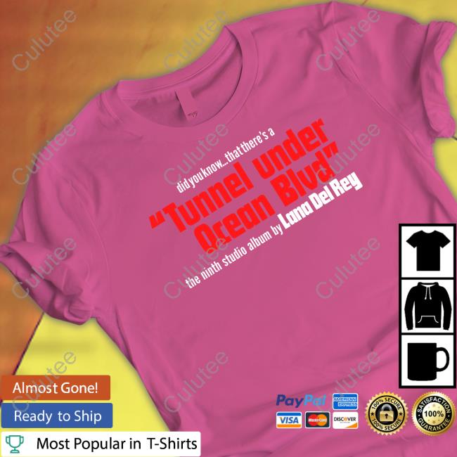 Lana Del Rey Merch Did You Know That There's A Tunnel Under Ocean Blvd Long Sleeve Lana Del Rey Merch Did You Know That There's A Tunnel Under Ocean Blvd Long Sleeve