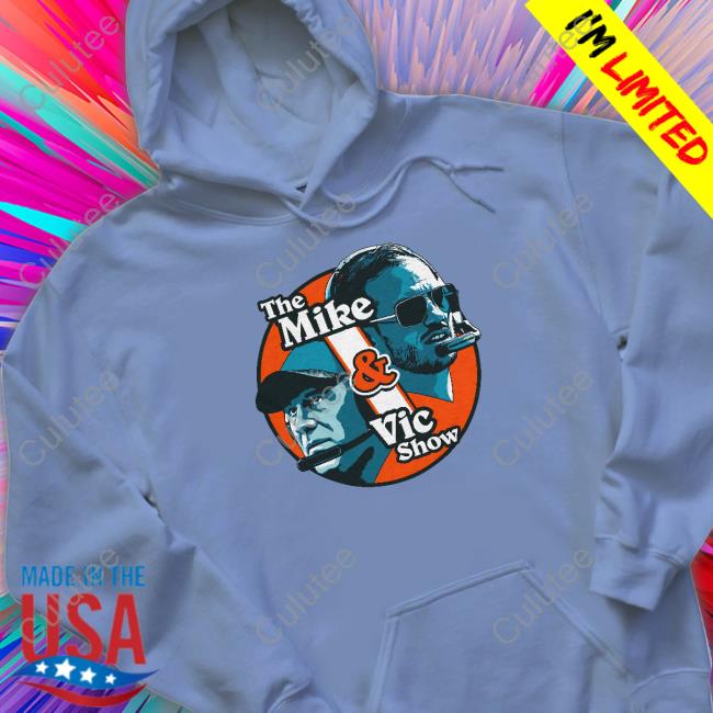 Official Vibzmiami Merch The Mike & Vic Show Tee Shirt Official Vibzmiami Merch The Mike & Vic Show Tee Shirt
