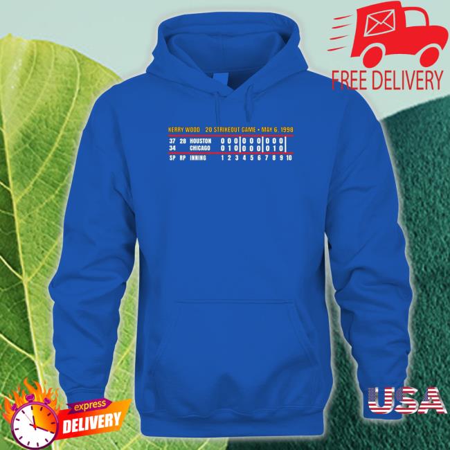 Official Obvious Shirts The Kerry Wood Game Scoreboard Shirt Official Obvious Shirts The Kerry Wood Game Scoreboard Shirt