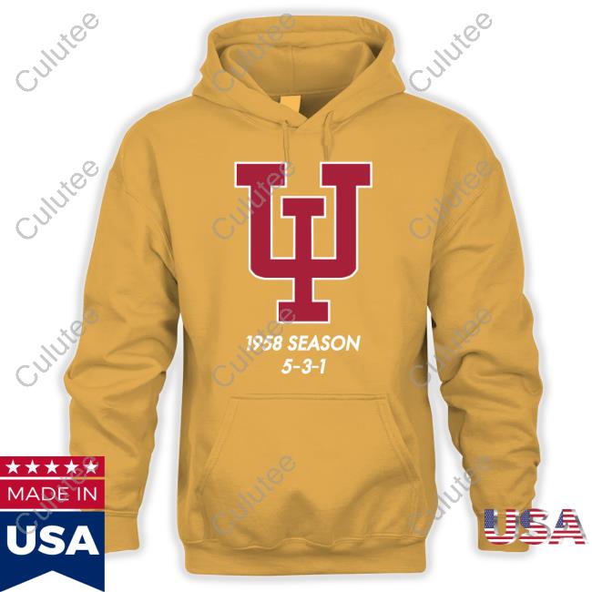 Homefield Merch Indiana Hoosiers 1958 Season 5-3-1 Shirt No Escalators Homefield Merch Indiana Hoosiers 1958 Season 5-3-1 Shirt No Escalators