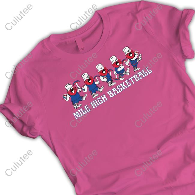 Barstool Sports Mile High Basketball T-Shirt Barstool Sports Mile High Basketball T-Shirt