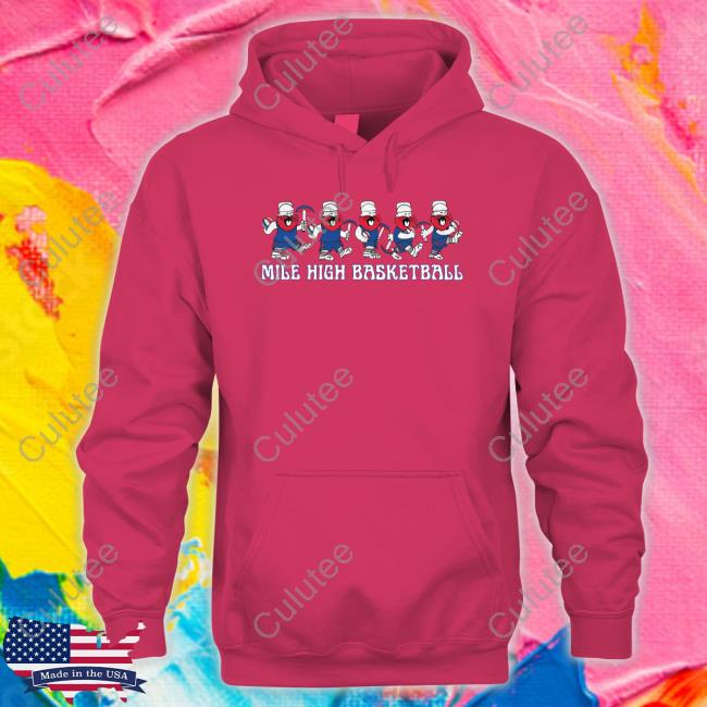 Barstool Sports Mile High Basketball T-Shirt Barstool Sports Mile High Basketball T-Shirt