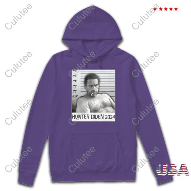 Shaneyyricch Merch Hunter Biden 2024 Mugshot Hoodie Shaneyyricch Merch Hunter Biden 2024 Mugshot Hoodie