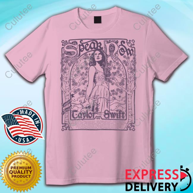 Taylor Swift Store Speak Now Taylor's Version Tracklist T-Shirt Taylor Swift Store Speak Now Taylor's Version Tracklist T-Shirt