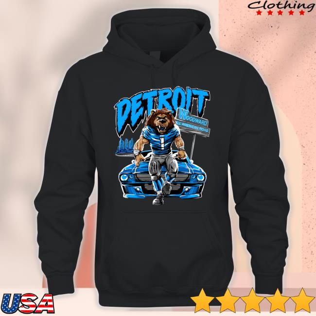 Detroi Woodward All American Road Long Sleeve T Shirt Detroi Woodward All American Road Long Sleeve T Shirt