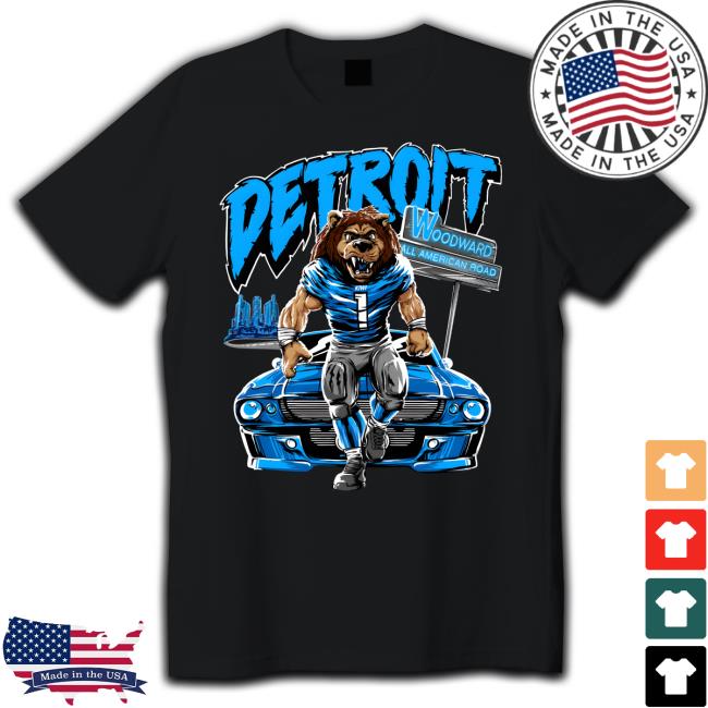 Detroi Woodward All American Road Long Sleeve T Shirt Detroi Woodward All American Road Long Sleeve T Shirt
