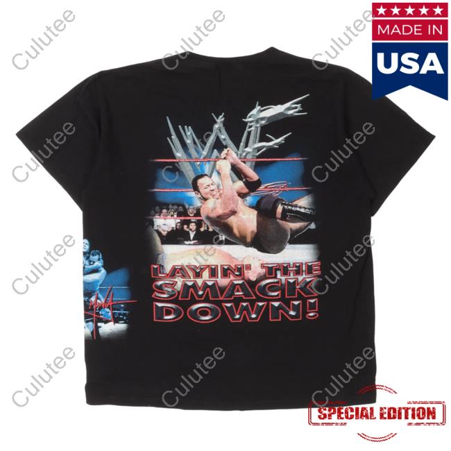 Official Justin Reed Vintage WWF The Rock Tshirt Black Justinreed Official Justin Reed Vintage WWF The Rock Tshirt Black Justinreed