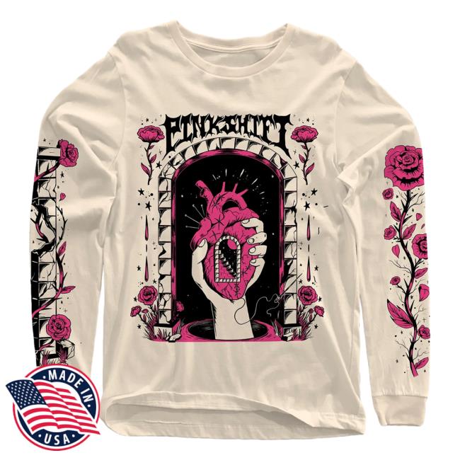 Hopeless Records Merch Pinkshift Love Me Forever Natural Tee Shirt Hopelessrecords Hopeless Records Merch Pinkshift Love Me Forever Natural Tee Shirt Hopelessrecords