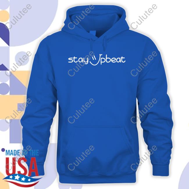 Team Balmert Merch Stay Upbeat Black Hoodie Team Balmert Merch Stay Upbeat Black Hoodie