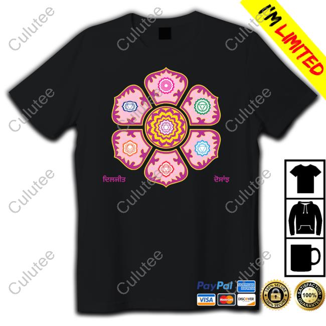 Official Diljit Dosanjh Merch Diljit Dosanjh Chakra Tee Shirt Official Diljit Dosanjh Merch Diljit Dosanjh Chakra Tee Shirt