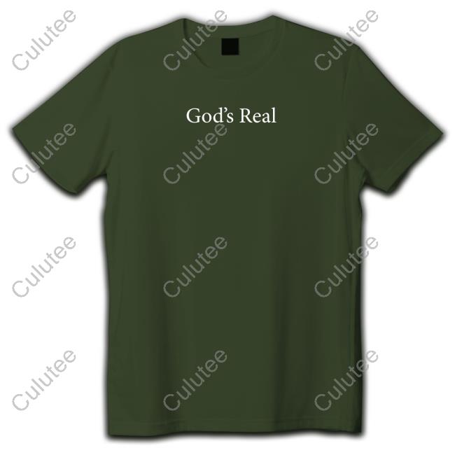 Jim Kelly Wearing God's Real Tee Shirt Jim Kelly Wearing God's Real Tee Shirt