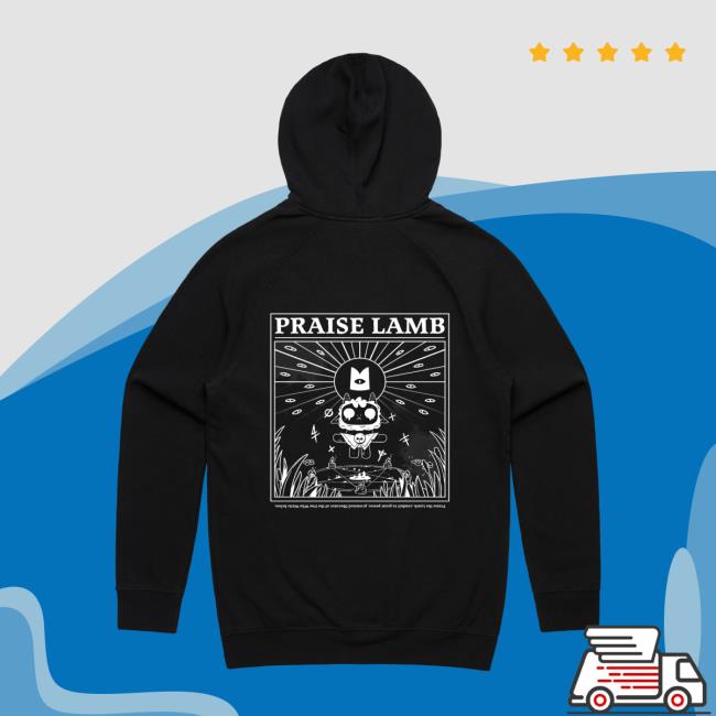 Official Merch Devolver Digital Cult Of The Lamb Praise Lamb Sweaters Official Merch Devolver Digital Cult Of The Lamb Praise Lamb Sweaters