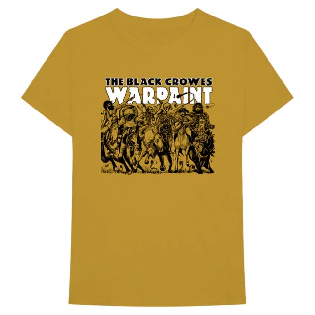 Official The Black Crowes Warpaint Attractive Shirt Official The Black Crowes Warpaint Attractive Shirt