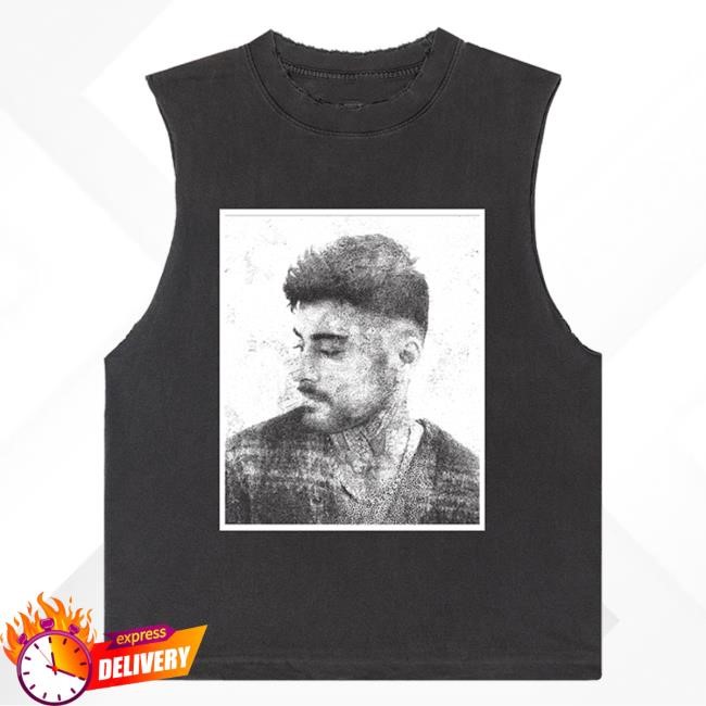Zayn Official Merch Store | Zayn Portrait Tank Top Shirt New | Inzayn Clothing Shop Apparel