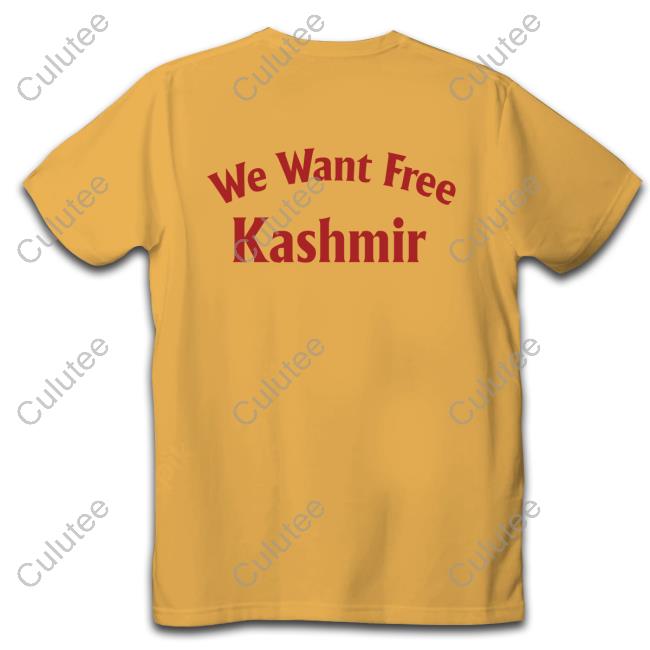 We Want Free Kashmir Shirt 2022 Melbourne Stadium We Want Free Kashmir Tees Melbourne Stadium
