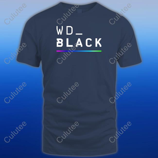 Wd_Black T-Shirt Official Wd_Black Color RGB Bar Shirt Tee Shirt