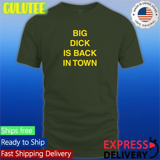 Kalenga Kamwendo Big Dick Is Back In Town Unisex Black Tee Shirts Chishala Chitoshi Jr