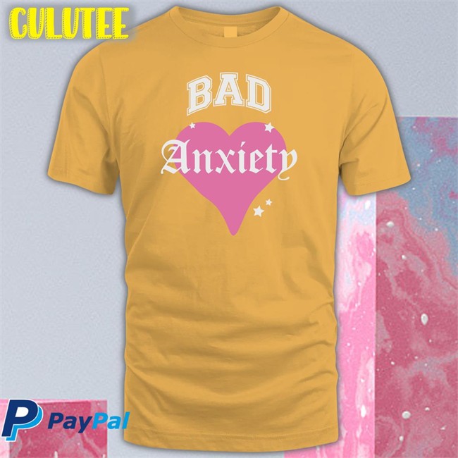 Bad Anxiety Heart Shirt Megan Thee Stallion Store Bad Anxiety Heart Hoodie