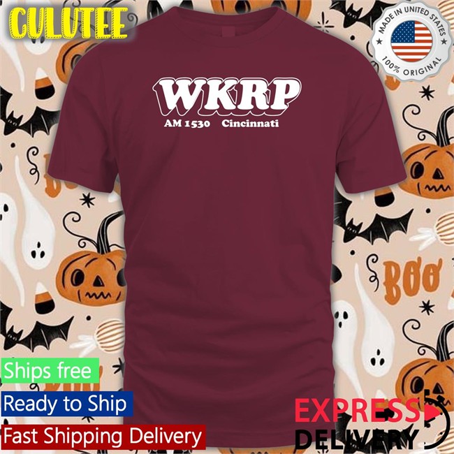 Wkrp Tee Red Wkrp Am 1530 Cincinnati Tee