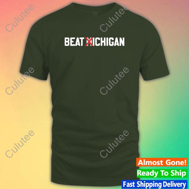 Beat Michigan Shirts Beat Michigan Shirt Sport Grey