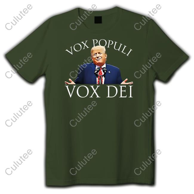 Vox Populi Vox Dei Shirt Black Trump Vox Populi Vox Dei Shirt