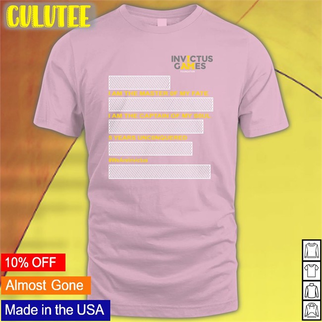 We Are Invictus Crewneck Sweatshirt I Am The Master Of My Fate I Am The Captain Of My Soul 5 Years Unconquered Wearelnvictus Crewneck Sweatshirt Invictus Games Foundation
