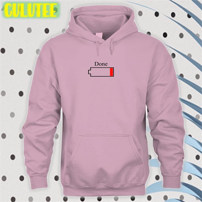 Done Classic White Shirt 2022 Paula Saenz Done Low Battory Classic White Hoodie Shirt Tumexicanafav
