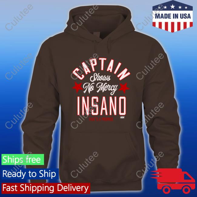Official Captain Insano Shows No Mercy Tee Shirts Black