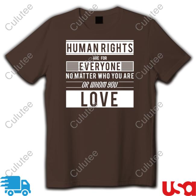 Human Rights Are For Everyone No Matter Who You Are Or Whom You Love Zip Up Hooded Un Free & Equal