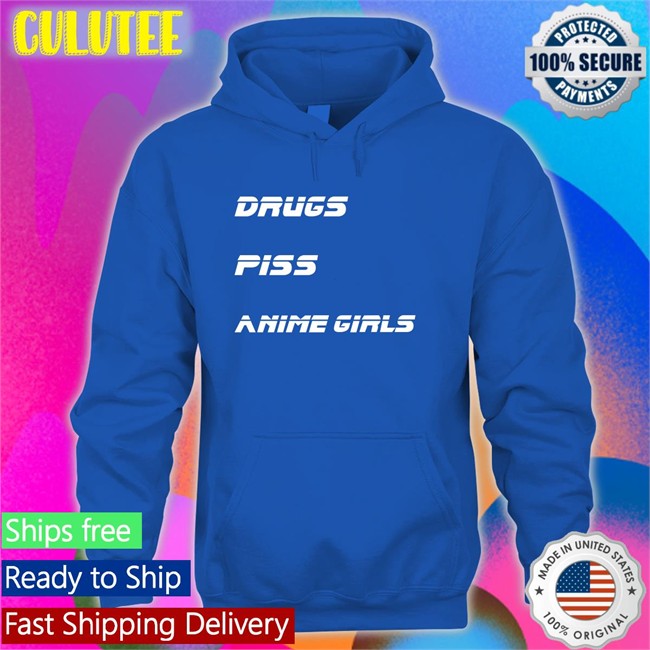 Drugs Piss Anime Girls Tee Shirt