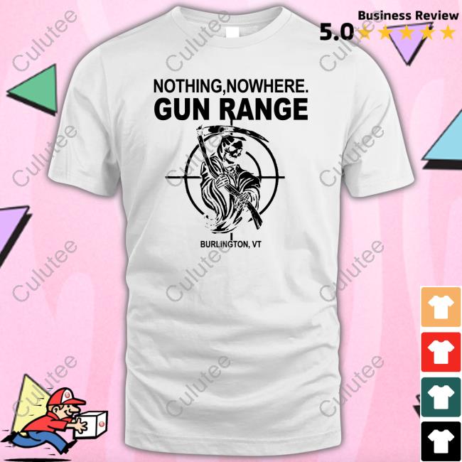 Nothing Nowhere Merch Gun Range Burlington Vt Staff Long Sleeve