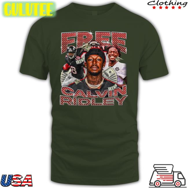 Freee Calvin Ridley T Shirt Goodlife Apparel Merch Cordarrelle Patterson Cordarrelle Patterson Freee Calvin Ridley Shirts Goodlife Apparel Merch