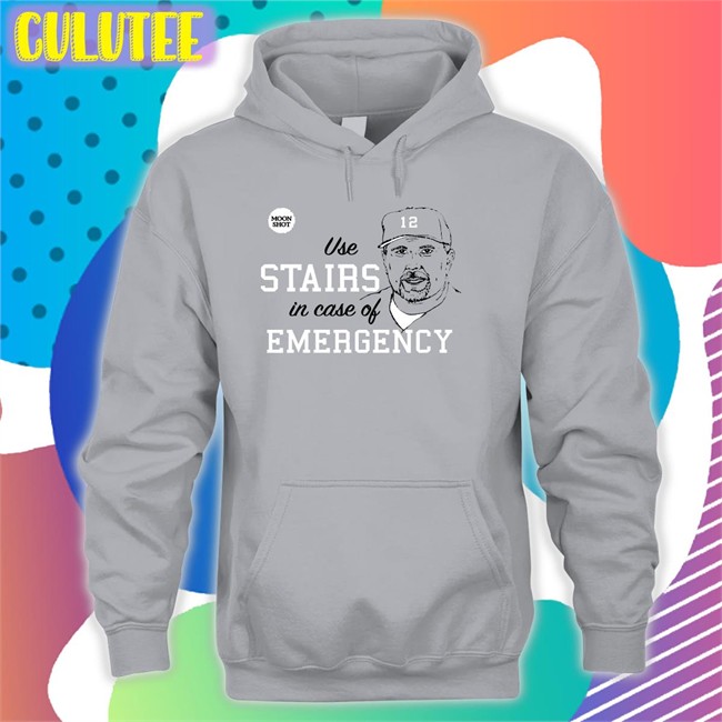 Use Stairs In Case Of Emergency Shirts Poshmark Merch Pat Gallen Mike Meech Rare Phillies Matt Stairs Moon Shot Use Stairs In Case Of Emergency Shirt
