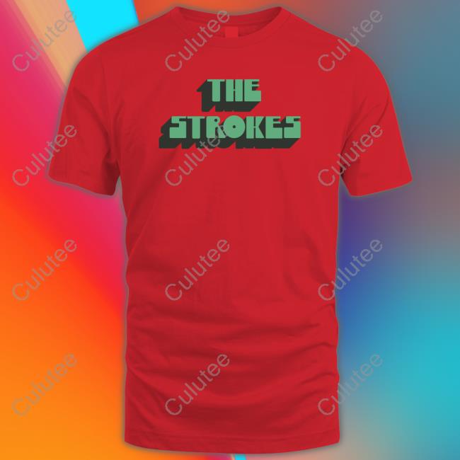 Official The Strokes Vintage Text Shirt Tee Shirt The Strokes Hoodie