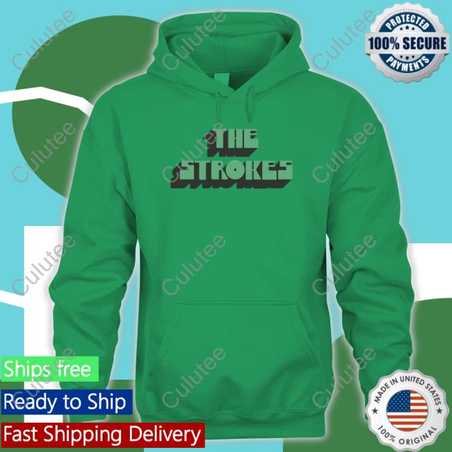 Official The Strokes Vintage Text Shirt Tee Shirt Official The Strokes Vintage Text Shirt Long Sleeve Tee