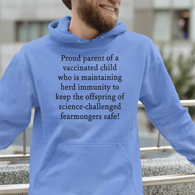 Proud Parent Of A Vaccinated Child Who Is Maintaining T-Shirt