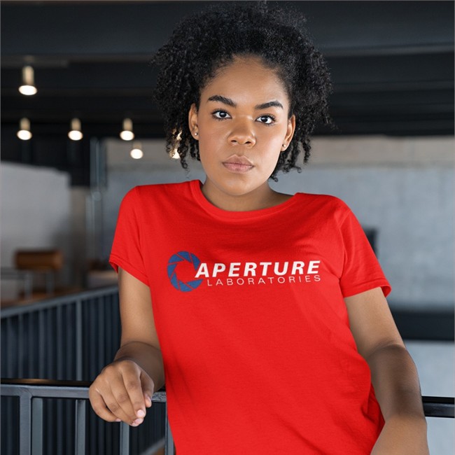 Aperture Laboratories Shirt Propeller Chan Glitch Gear Merch Aperture Laboratories T Shirt Propeller Chan