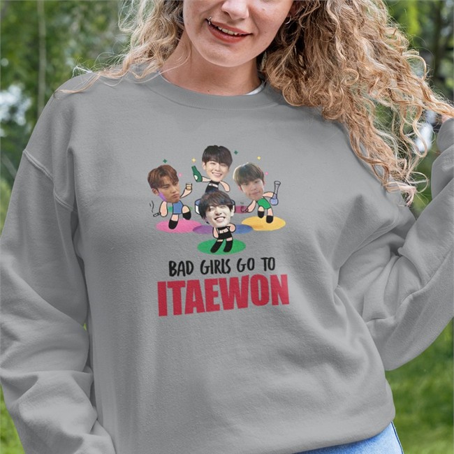 Bad Girls Go To Itaewon T Shirt White Bad Girls Go To Itaewon Shirt