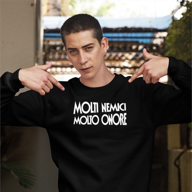 Benito Mussolini Molti Nemici Molto Onore T Shirt Manhattan Corncommunist Benito Mussolini Molti Nemici Molto Onore Sweatshirts Manhattan Corncommunist