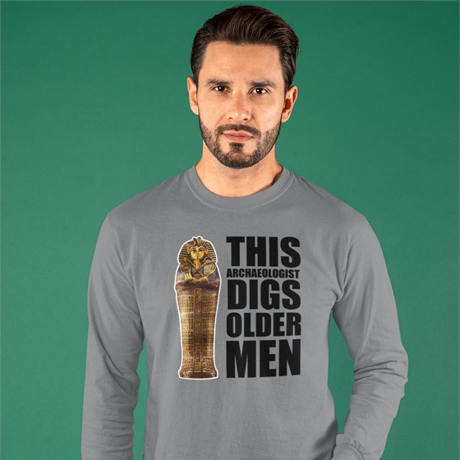 This Archaeologist Digs Older Men T Shirt Sport Grey Rabia O'chaudry This Archaeologist Digs Older Men T Shirts Rabiasquared