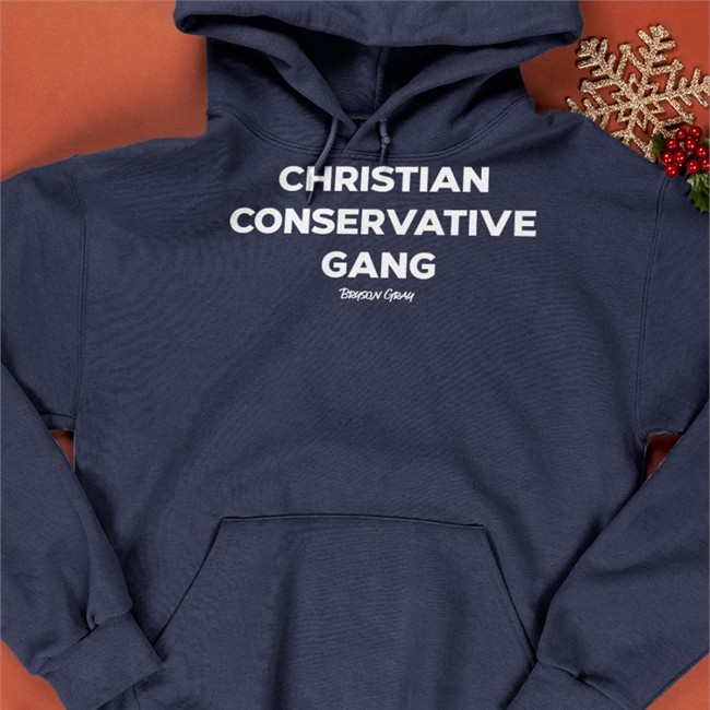 Christian Conservative Gang Hoodie Bryson Gray Store Ccg Bryson Christian Conservative Gang Hoodie Red