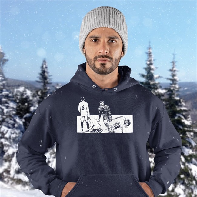 The Byline Store Alex Goldberg The Madrid Dagger Hoodie Alex Goldberg The Byline Store The Madrid Dagger Hoodie Black