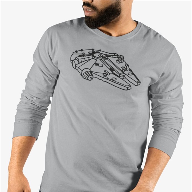 Obvious Shirts Joey Merch Star Wars Millennium Falcon Sweatshirt Joeymulinaro