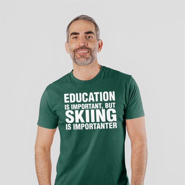 Florian Ederer Education Is Important But Skiing Is Importanter Shirts Education Is Important But Skiing Is Importanter Shirts Florian Ederer