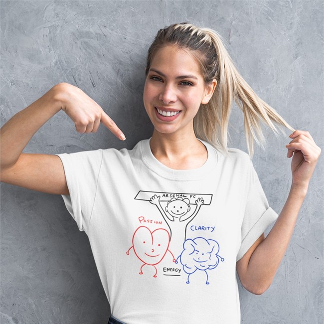 Edu Gaspar Arsenal Fc Passion Clarity Energy Shirt Funny By Mikel Arteta