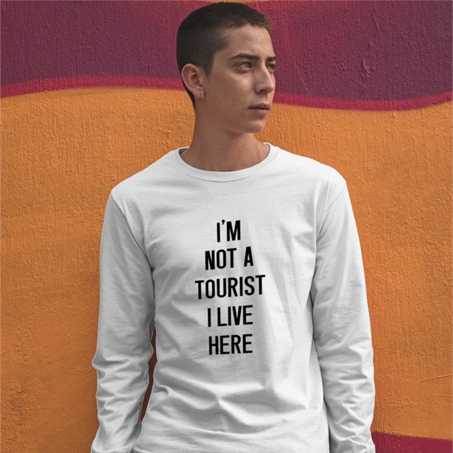 I'm Not A Tourist I Live Here Shirt I'm Not A Tourist I Live Here Tee Shirt Rick Steves